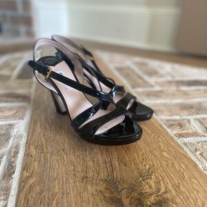 Miu Miu Vernice Strappy High Heel Sandal